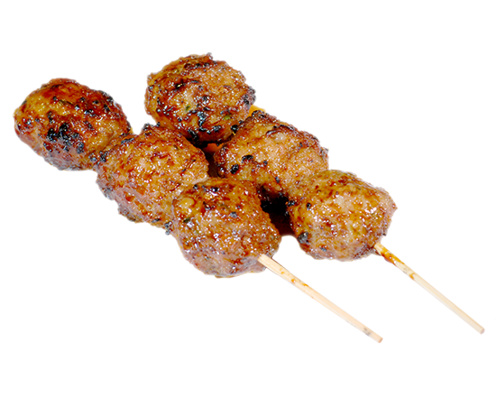 Y1. Brochettes boulettes de poulet