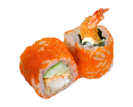 MG5. Makis masago tempura crevettes avocat