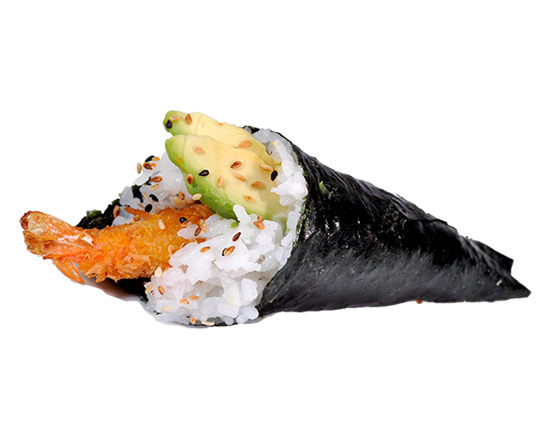 TK9. Temakis tempura crevettes avocat